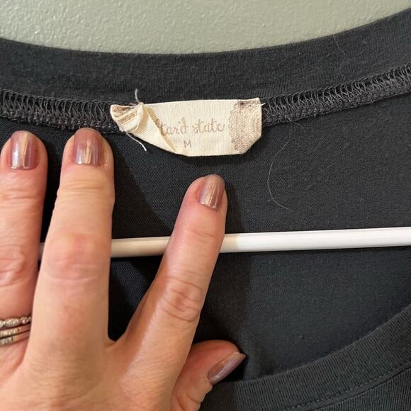 altar'd state top punk music jersey knit top oversized size medium - Picture 4 of 6